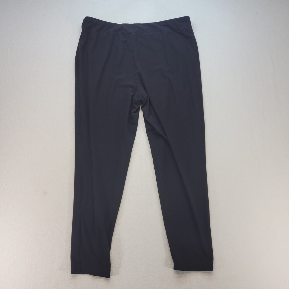 Terra & Sky Leggings Womens 0X (14W) Black Casual High Rise Stretch Pants